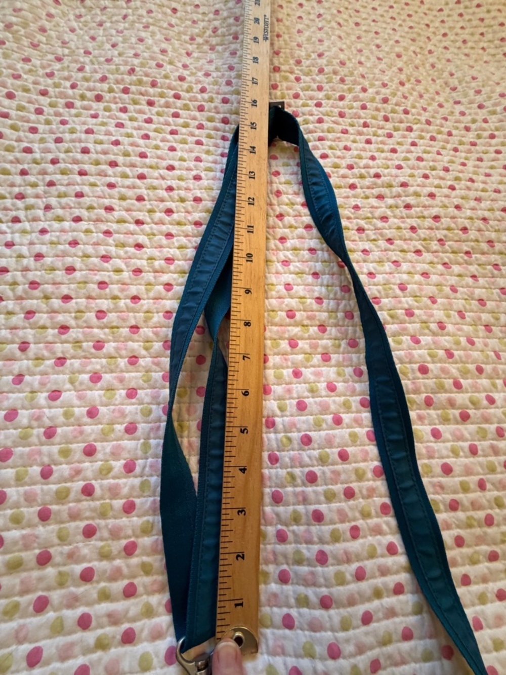 lug Quilted Crossbody Bag in Teal Blue-Great Condition - Picture 12 of 12